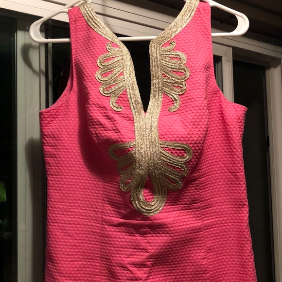 Lilly Pulitzer Pink Shift Dress - size 6 - Picture 2 of 6
